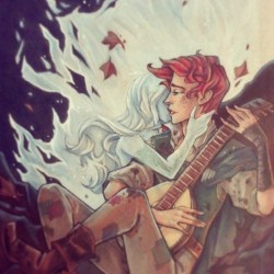 fictograph:  Kvothe from The Name of the Wind and The Wise Man’s