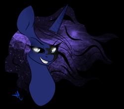 lolo-art-poops:  Luna turning into nightmare moon pic i never