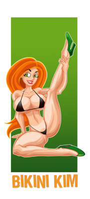 mdfive:  Bikini kim by splutt Kimmy here is in a nice pose. Nice