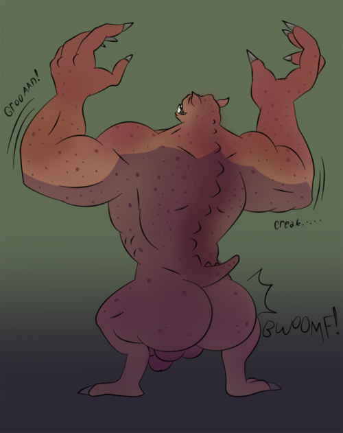 aa-artstuff:  Incomplete Scrappy rex growth sequence I posted elsewhere awhile back but felt eh about posting here for the longest time(Probably because I felt so fucked up for drawing it, lol), but fuck it, always was one of my favorite growth scenes