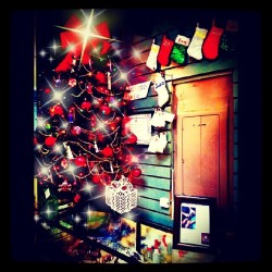 The shop’s Christmas tree is up! #Christmas #Tree #holiday