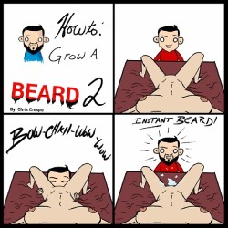 cracimages:  How to grow a beard 2!!! #beard #bearded #bearedforherpleasure