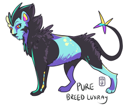 ciphir:  {♚} Luxray bred with different Pokemon!I understand