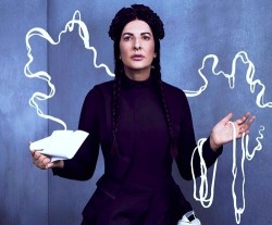 pcumpkin:  theleoisallinthemind:  Marina Abramovic  i met her