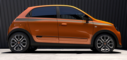 carsthatnevermadeit:  Renault Twingo GT, 2017.Â Renault will unveil a hot version of its rear-engined small city car at this yearâ€™s Goodwood Festival of Speed (June 23-26). The Twingo GT will boast 110bhp from its tuned engine, a revised manual gearbox