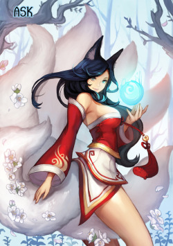 league-of-legends-sexy-girls: Ahri   <3 <3 <3