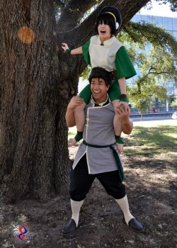 shinrajunkie:  pengwinofdoom:  shinrajunkie:  BOLIN and Toph!!