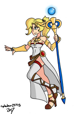 Another Nintendo Overwatch skin. This is a Mercy skin based on