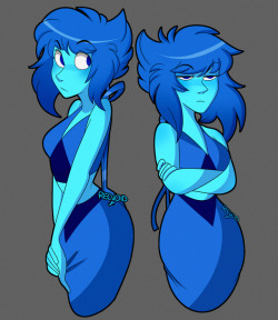 recvoid:Drew some Lapis today from Steven Universe