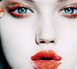 xangeoudemonx: Lindsey Wixson for Vogue Japan November 2014.