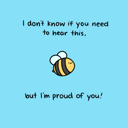 chibird:  A little encouragement from a bee to start your week