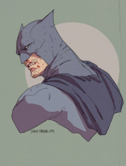 gothamart:  Batman by DavidRapozaArt 