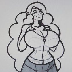 ruff-n-tumble-00:  A big bobbi  #sketch #drawing #art #cute #girl