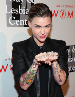 zmgtmag:  “Ruby Rose, 28, oozes raw sex appeal even in an orange