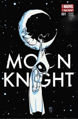 acidikinc:  Moon Knight hanging with the man in the moon
