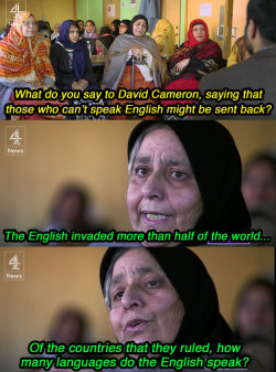 buzzfeed: purpletangyvaginas:  Parveen Sadiq being interviewed