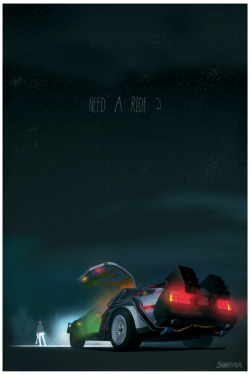 geek-art:  “Need a Ride ?” by Nicolas Bannister.