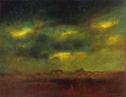poboh:  Twilit Landscape, Laszlo Mednyanszky. Hungarian (1852