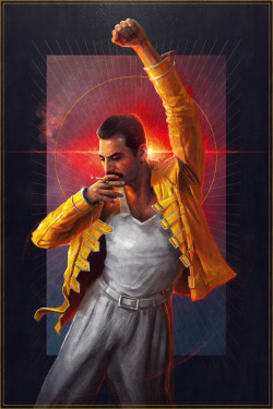 samspratt:  “Freddie Mercury” - Illustration by Sam