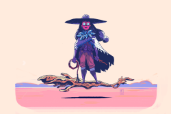 bendraws:  Desert witch. I just wanna cruise around on a piece