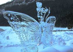 Ice Magic Festival, Banff, Canada (these are sculptures from