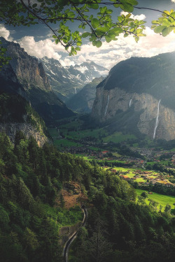 lsleofskye:  The Greens of Lauterbrunnen Valley | maxrivephotography