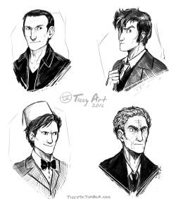 ticcytx:  A quick tribute to Doctor Who, that kept me company