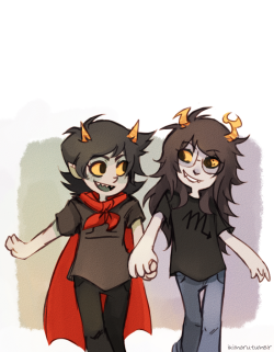 little scourge sisters being happy! c: didn’t feel like