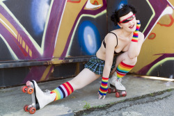 photosbycoop:  LADY KRONDOR “rollerskates” - photo print13"