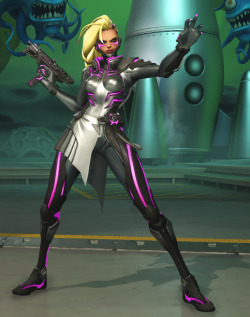 Please.Fun fact: This is literally her animation when going stealth.