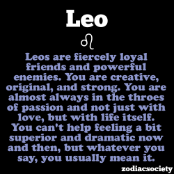 zodiacsociety:  Leo Facts 