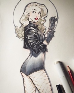 lukaswerneck:Black Canary -warm up  Based on the amazing @ottoschmidt