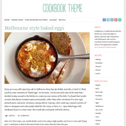 themes:  Cookbook A Tumblr theme built for food lovers. With