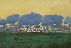 peira:  Thomas Cooper Gotch (1854-1931):  Sunset (not dated)