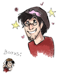 vicdraws:  Warfstache beanie: yes or yes?