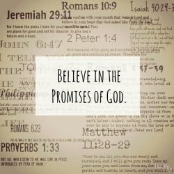 iilzrn:  Creer en las promesas de Dios .  .