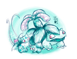 foufuret:  Let’s continue with the Bulbasaur family ! 