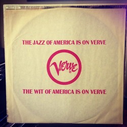 cuyahogabend:  #verve inner sleeve. Jazz and Wit. #vinyl #vinyligclub