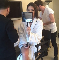 keeping-up-with-the-jenners:  Kendall before met gala