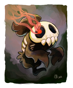 krithidraws:  Apparently Duskull is two and a half feet tall?