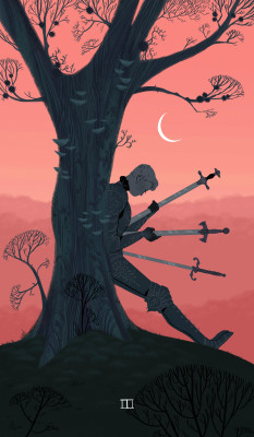 sarakipin:  Three of Swords  For my second senior thesis, I’ll