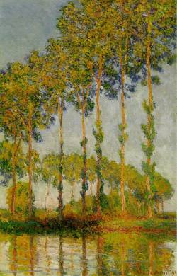 malinconie:  Claude Monet, Poplars along the River Epte, 1891