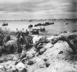 demons:  Omaha Beach after American seizure, June 1944 