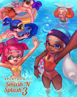 artofcelle:The official poster for Splash ‘N’ Splash 3 Splatoon