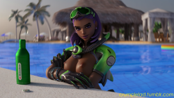 crumplelad: Afternoon swim & drink (set 1 of ?) Sombra can