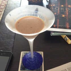 Chocolate martini #yum #chocolate #martini #vanilla #vodka #glass