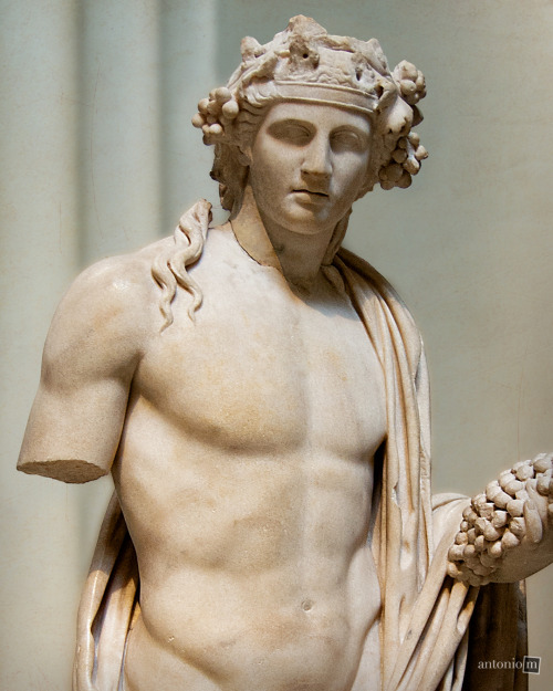antonio-m:  ‘Dionysos’, Roman god of wine. His head is wreathed