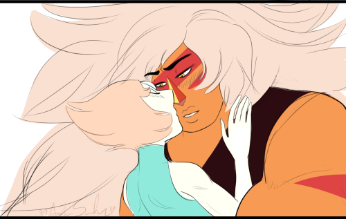 ashsanchezart:  finally colored that jaspearl pic