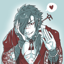 aozure:  Bigger rebloggable version of Koujaku for you guys.