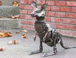 uhohmarty:  Scrap Metal Kangaroo